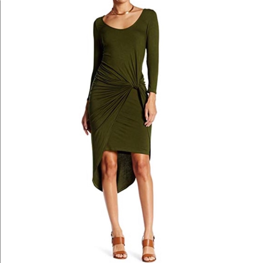 3/4 Sleeve Knot Dress